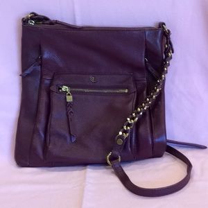 FINAL SALE PRICE Elliott Lucca Burgundy Handbag with Multi Pockets